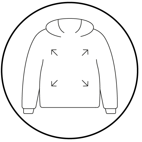 Azure Blue Snap Collar Sweatshirt