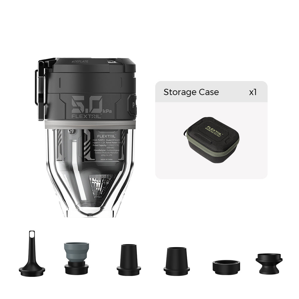 Portable Air Pump with LED Light