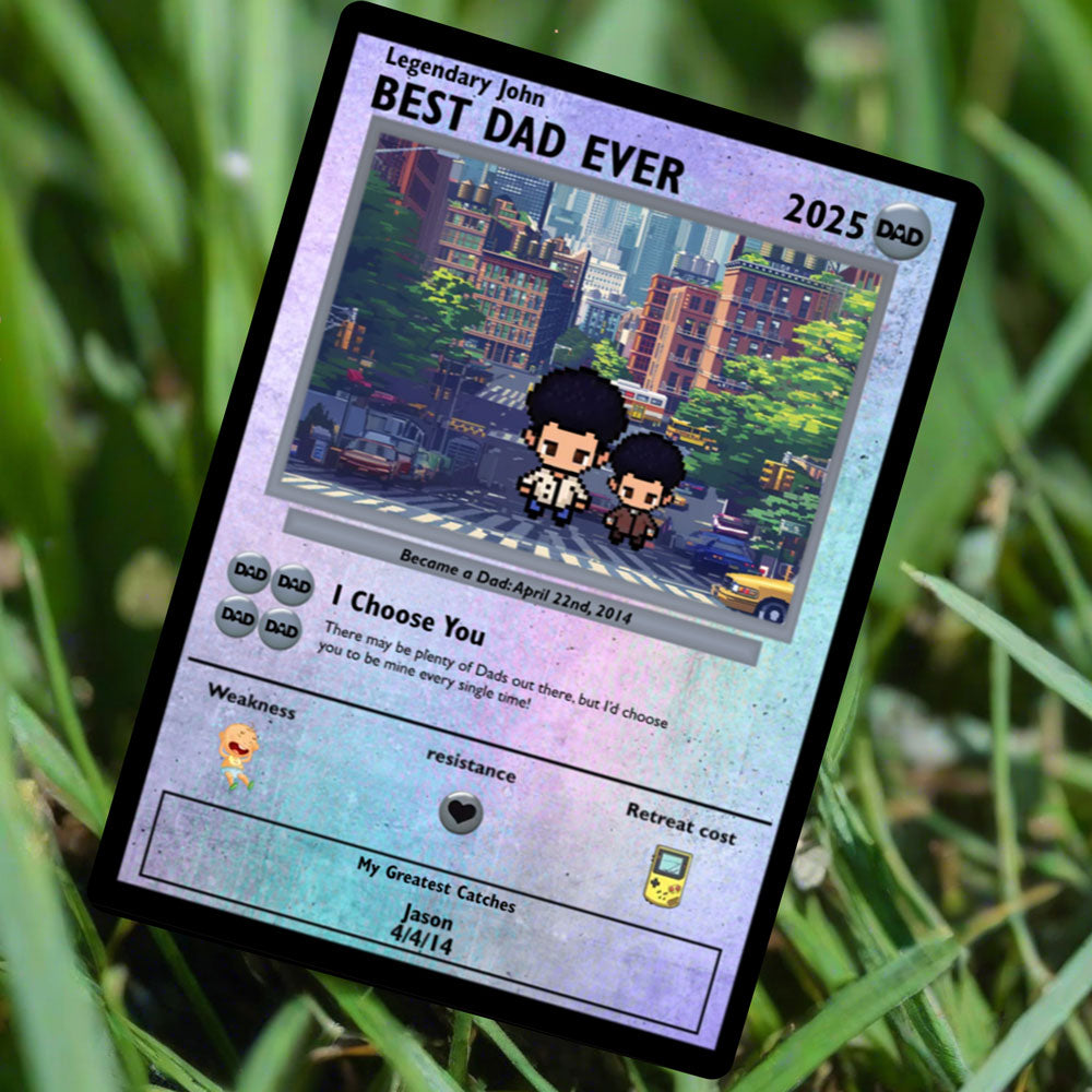 Personalized Dad Adventure Card
