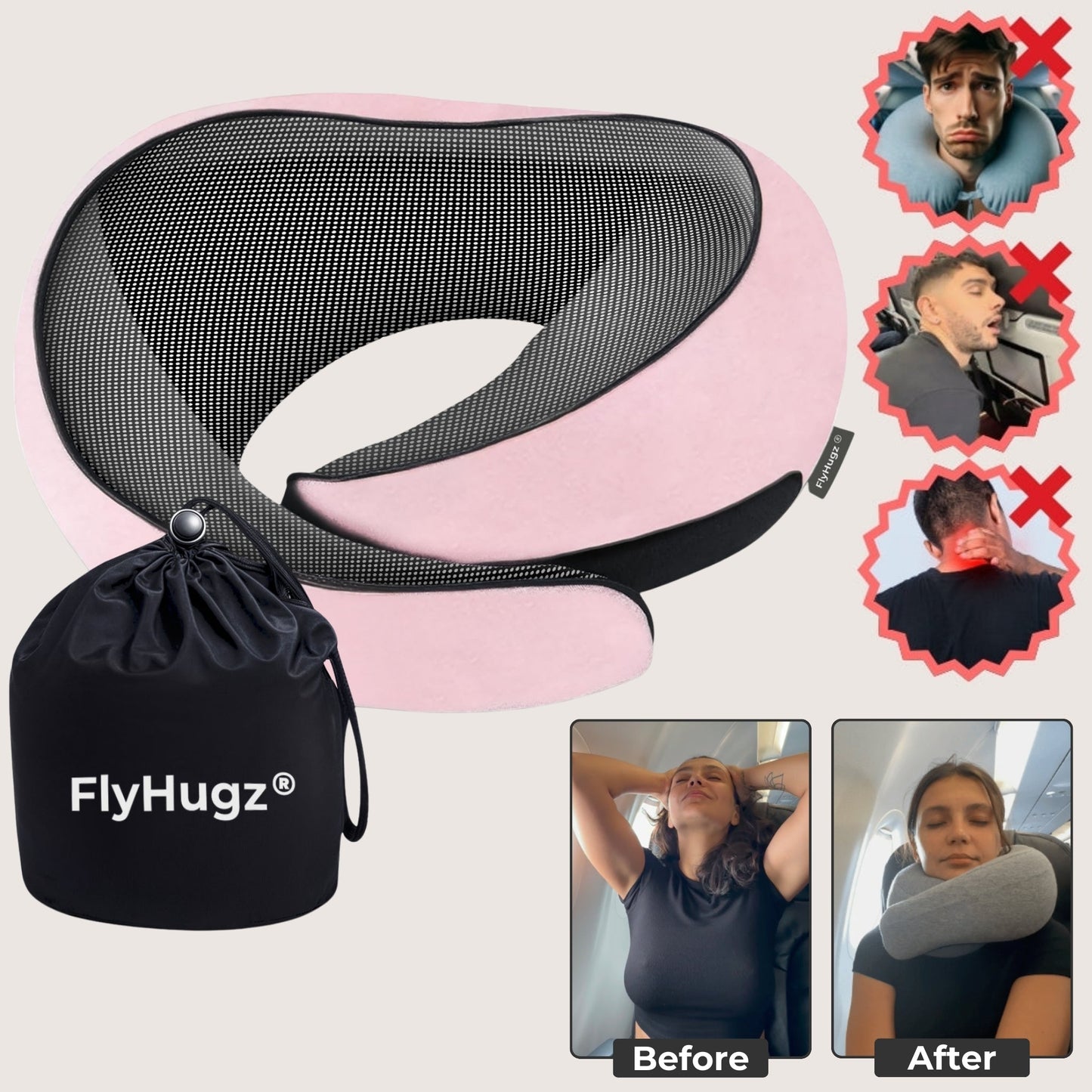 Neck Relief Travel Pillow
