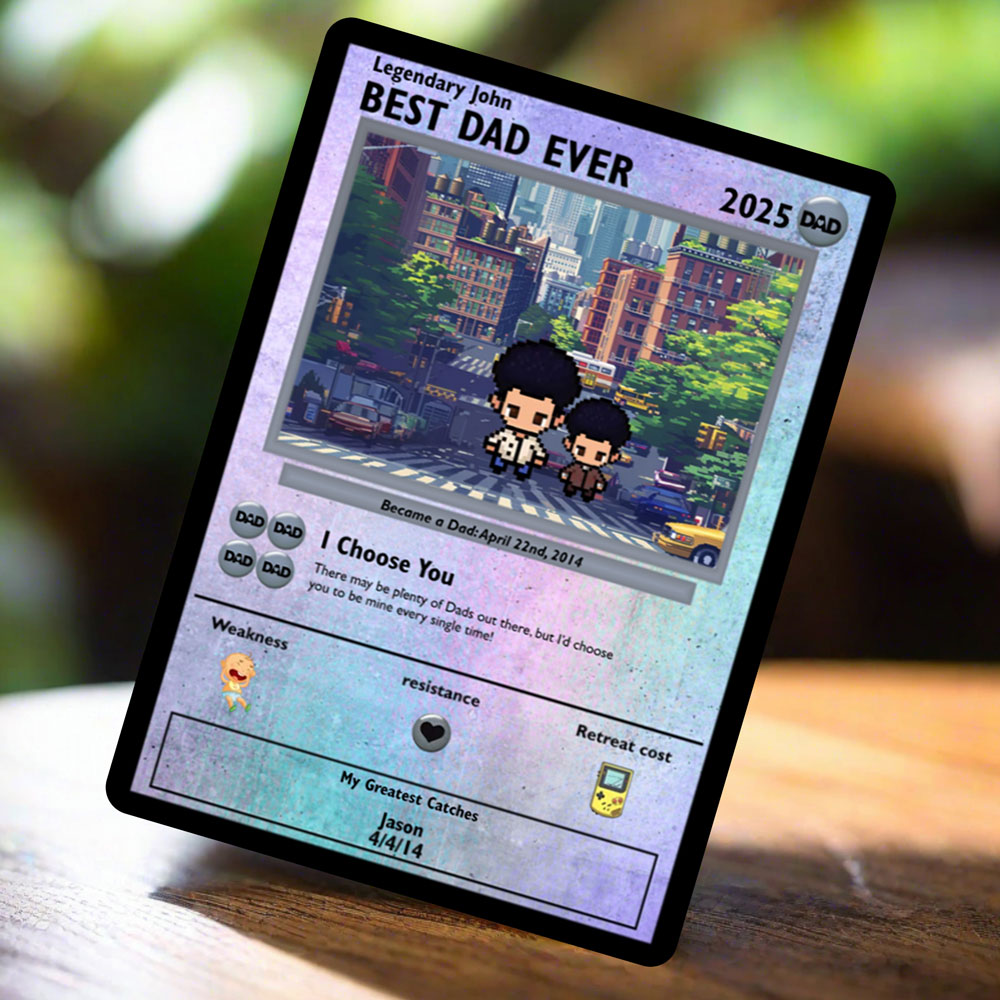 Personalized Dad Adventure Card