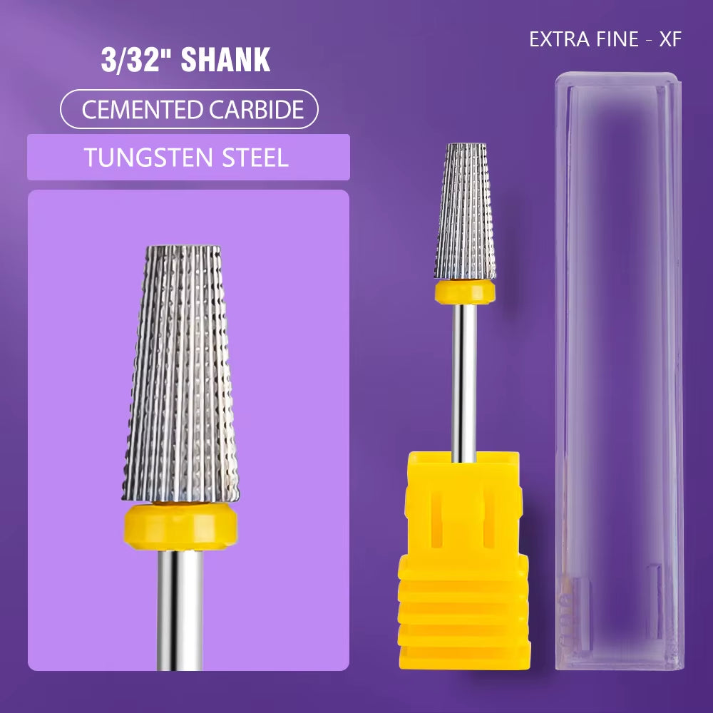 1Pc Nail Drill Bit Rotate Burr Milling Nail Cutter Bits Electric Drill Machine for Manicure Pedicure Tools