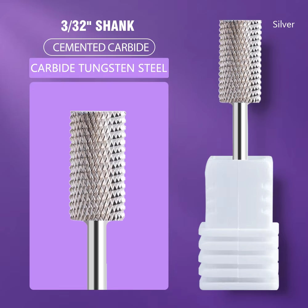 1Pc Nail Drill Bit Rotate Burr Milling Nail Cutter Bits Electric Drill Machine for Manicure Pedicure Tools