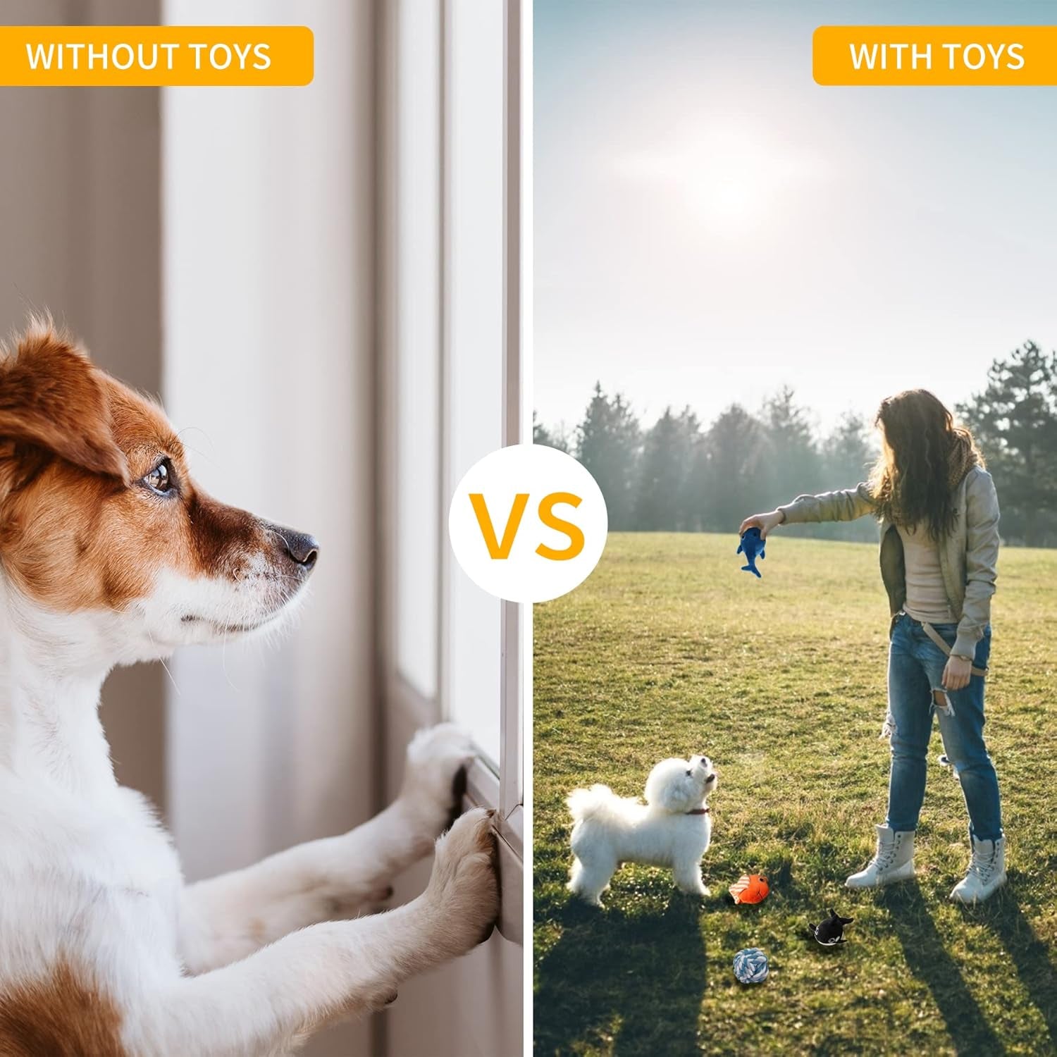 Puppy Toys Small Dogs, Durable Puppy Toys for Teething Small Dogs, Cute Dog Toys for Small Dogs, Stuffed Plush Squeaky Dog Toys and Ocean Small Dog Toys, Reliable Ropes Puppy Chew Toys