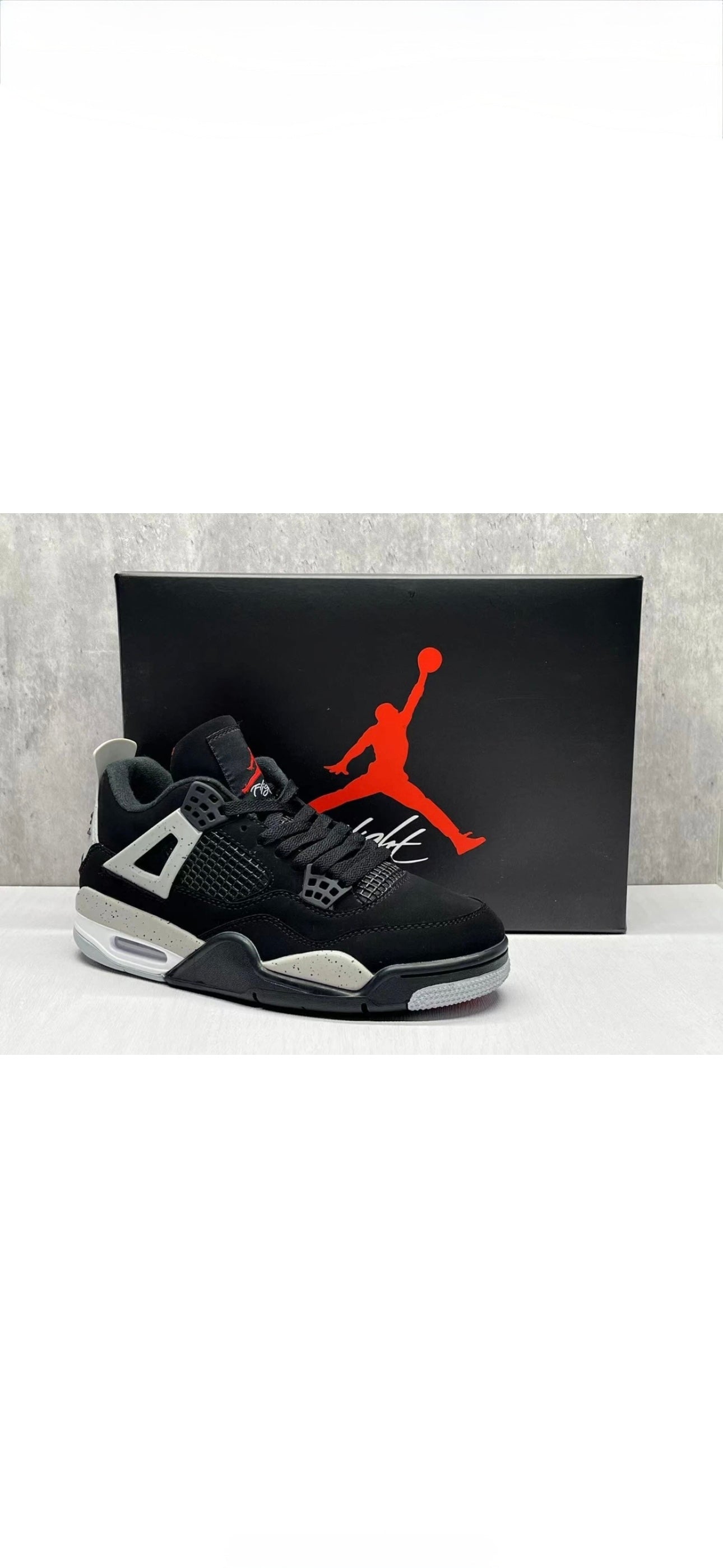 Concept Lab // Air Jordan 4 "Black Cement"