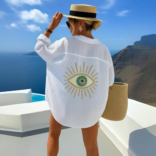 Ibiza Breeze Casual Blouse