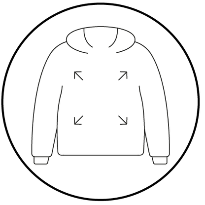 Azure Blue Snap Collar Sweatshirt