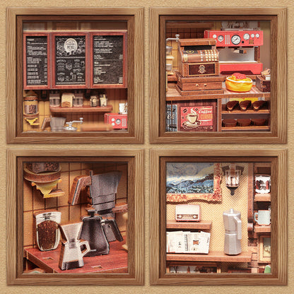 Charming Coffee Shop Dollhouse