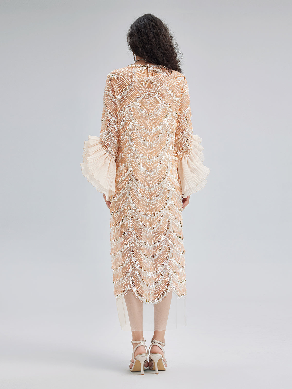 Elegant Beaded Evening Dress