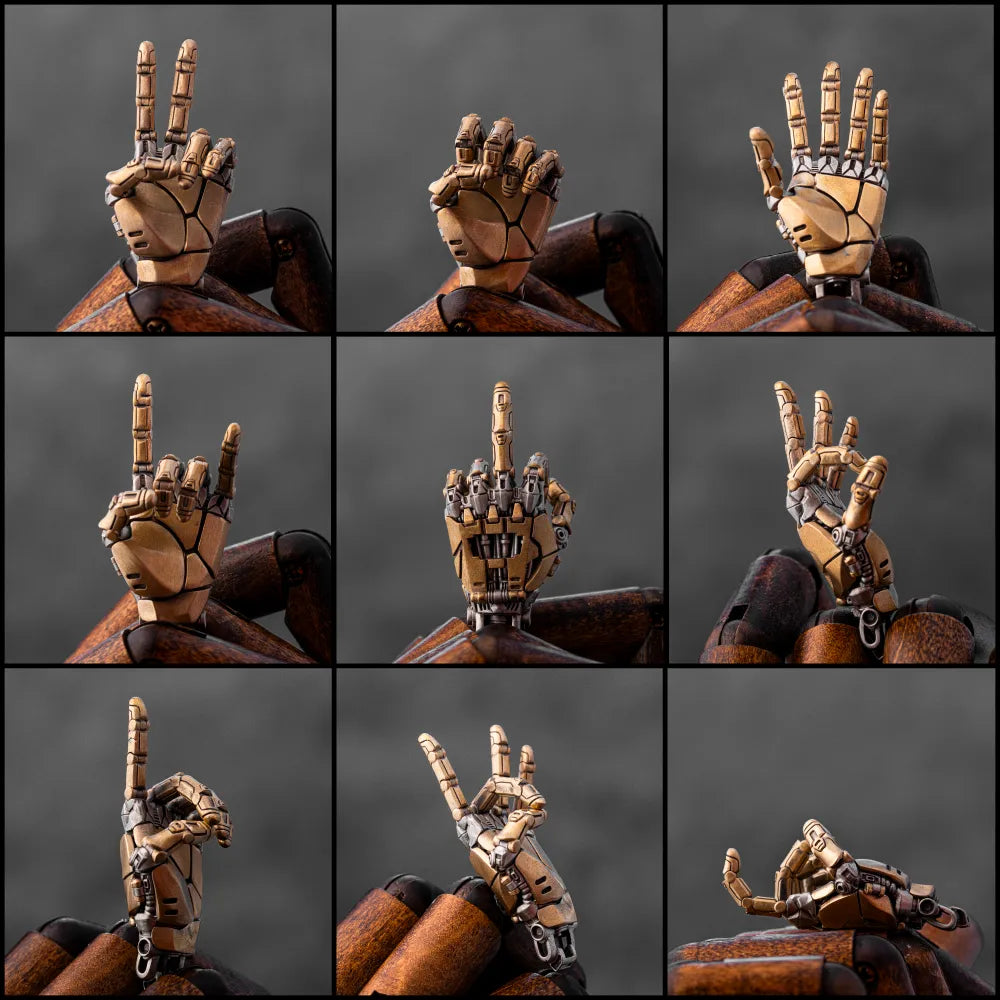 Artistic Mechanical Hand Necklace