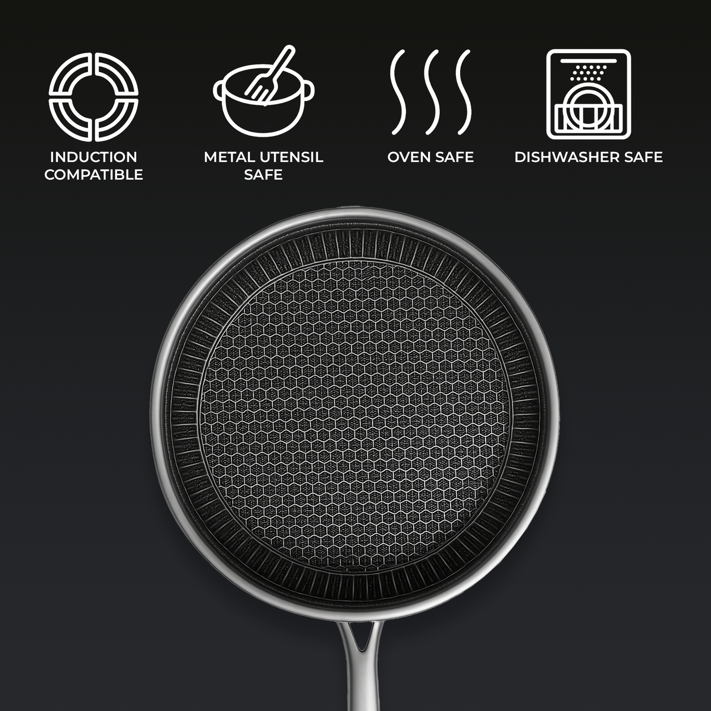 Durable Hybrid Cooking Pan
