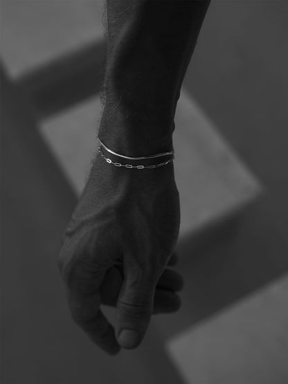 Elegant Silver Link Bracelet