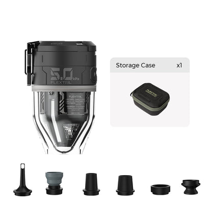 Portable Air Pump with LED Light