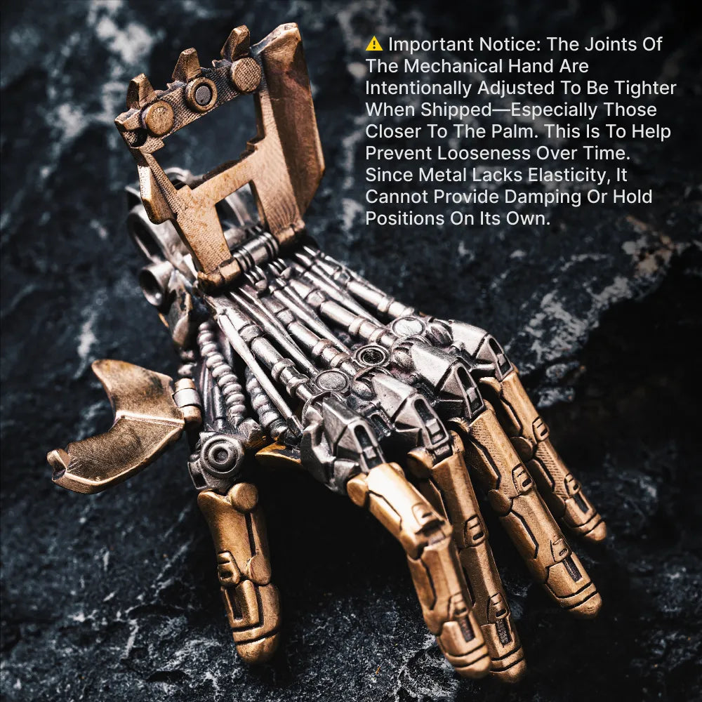 Artistic Mechanical Hand Necklace