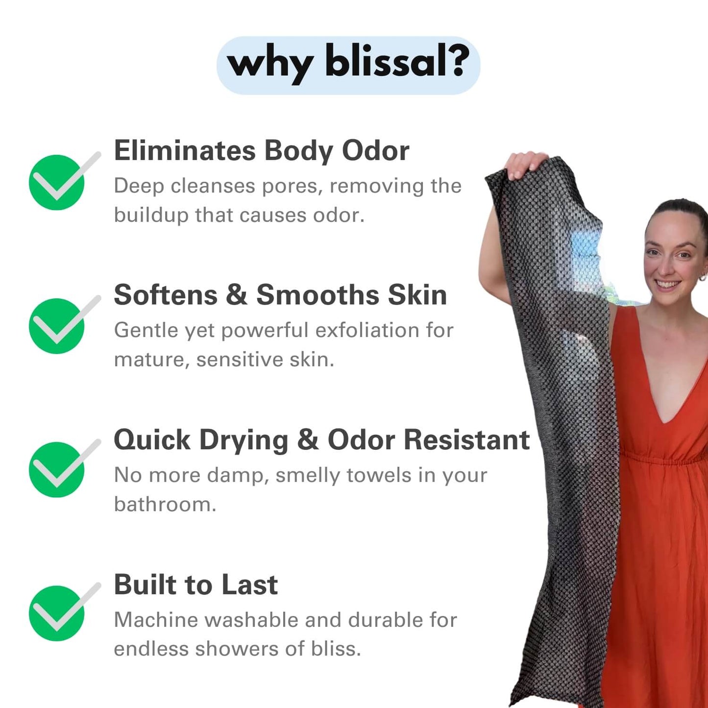 Blissal Shower Towel