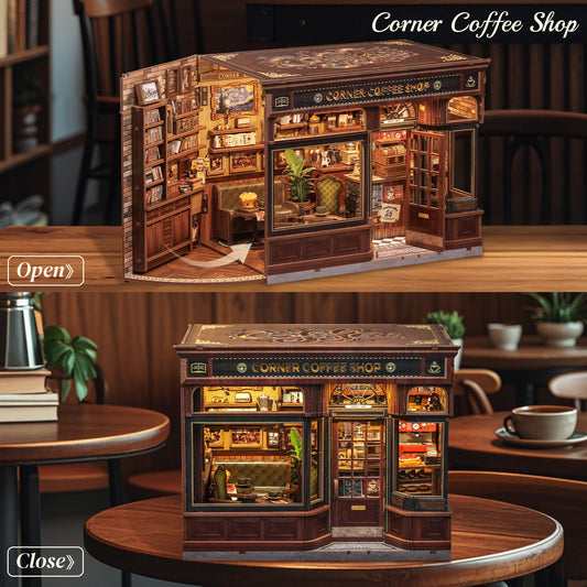 Charming Coffee Shop Dollhouse