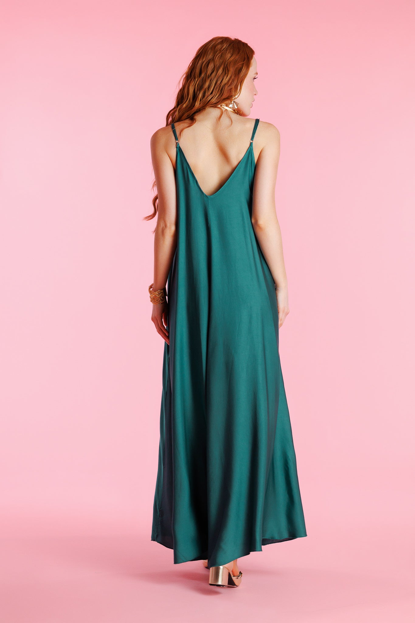 Elegant Silky Slip Dress