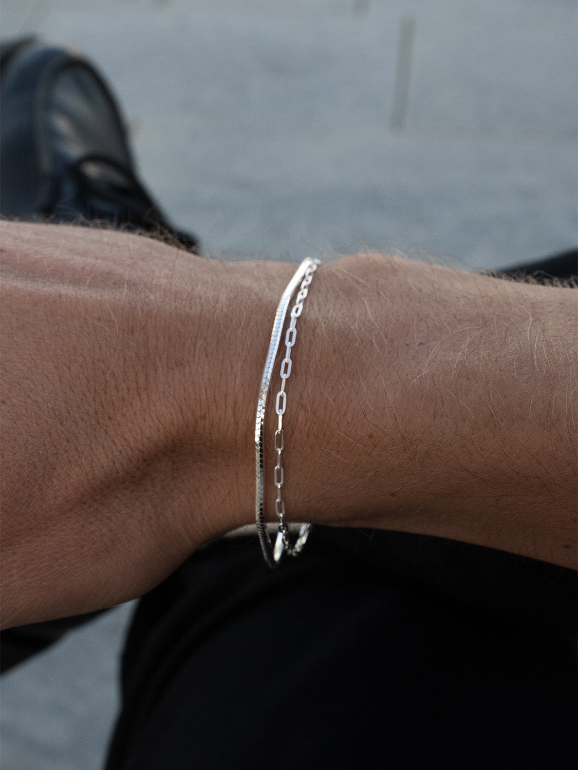 Elegant Silver Link Bracelet