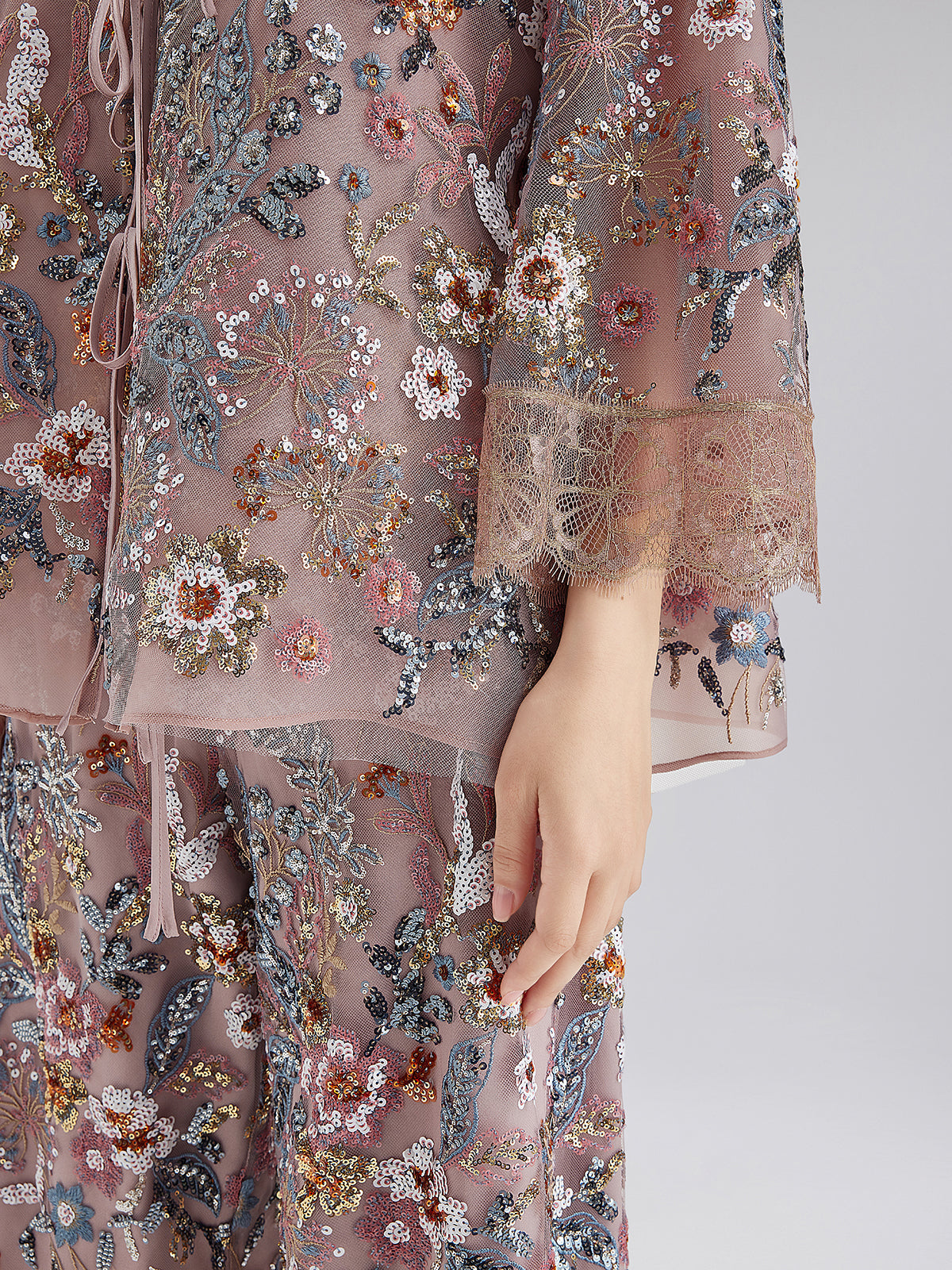 Sparkling Sequin Party Blouse