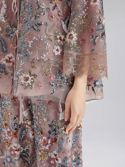 Sparkling Sequin Party Blouse