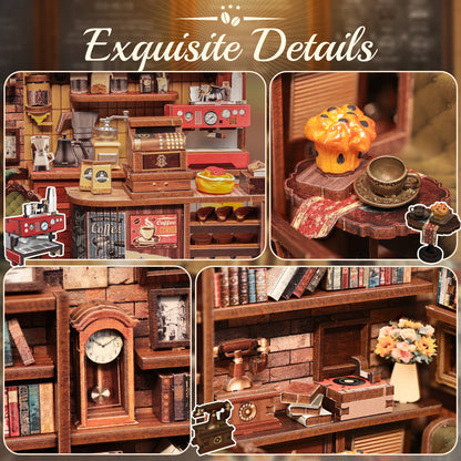 Charming Coffee Shop Dollhouse