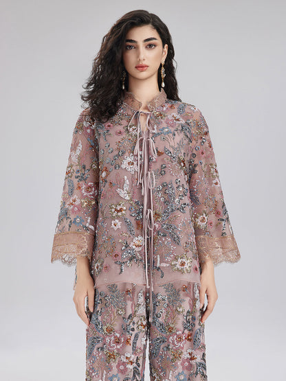 Sparkling Sequin Party Blouse