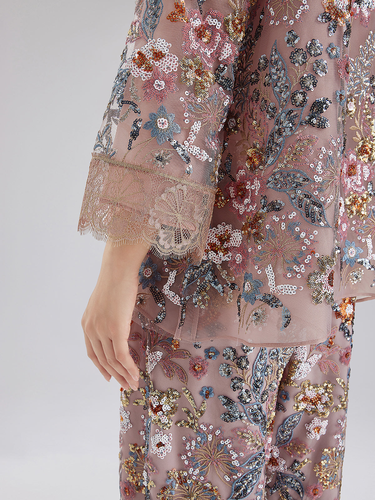 Sparkling Sequin Party Blouse
