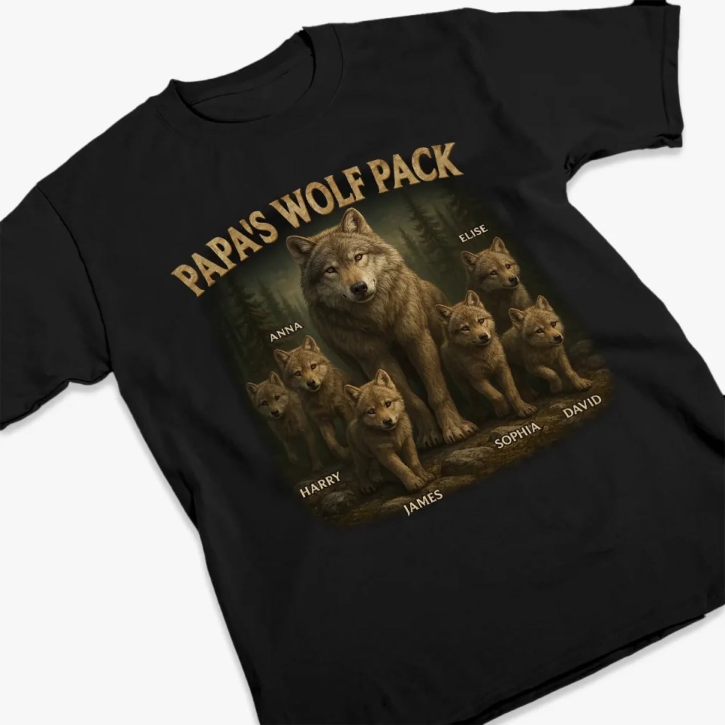 Family Wolf Pack Shirt