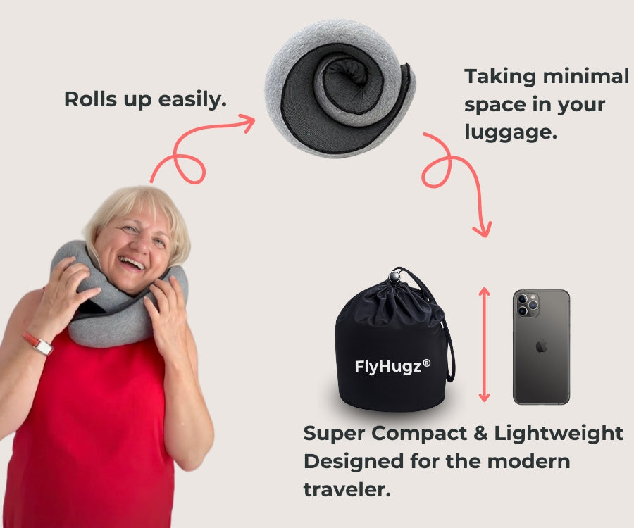 FlyHugz Travel Comfort Pillow