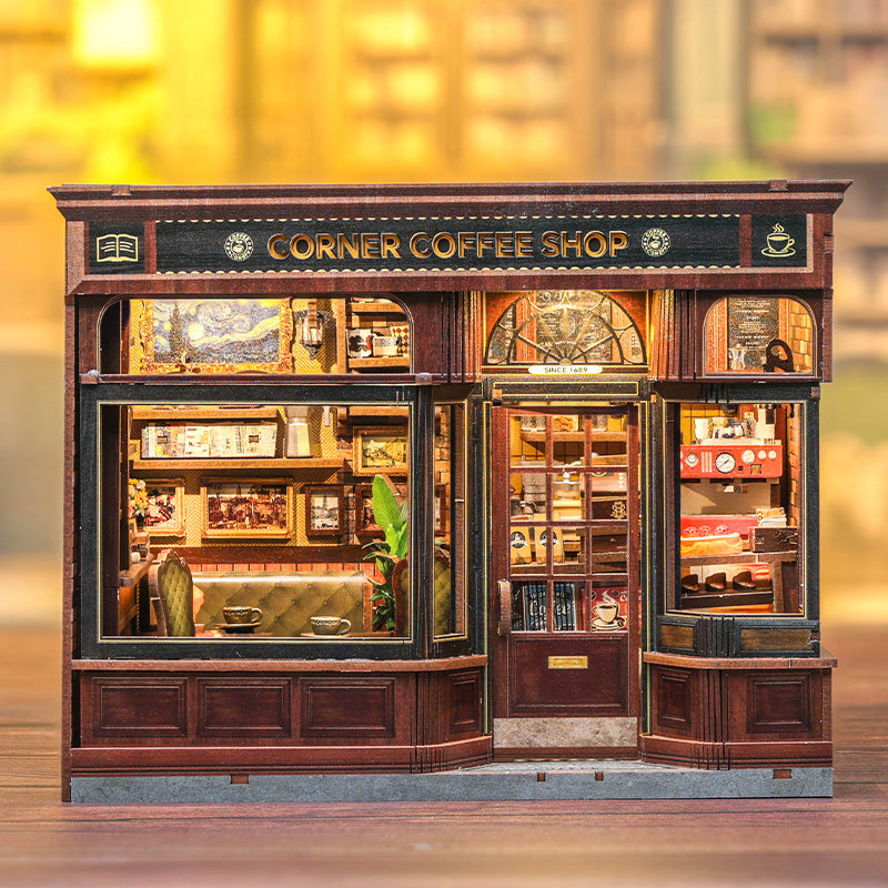 Charming Coffee Shop Dollhouse