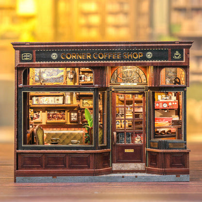 Charming Coffee Shop Dollhouse