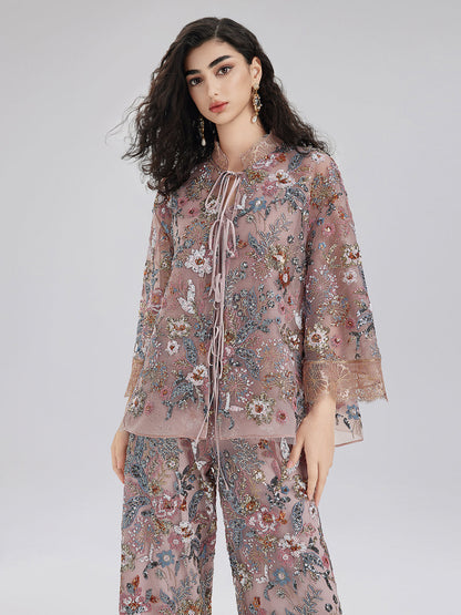 Sparkling Sequin Party Blouse
