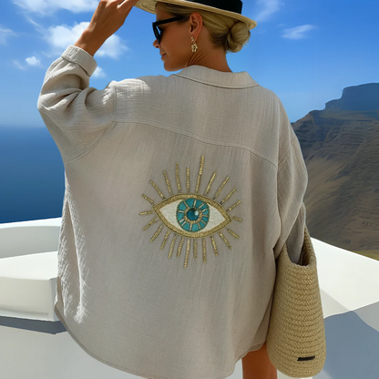 Ibiza Breeze Casual Blouse