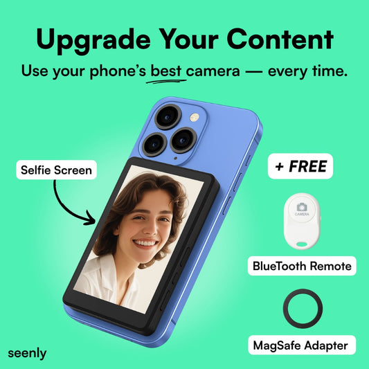 Snap-On Selfie Screen