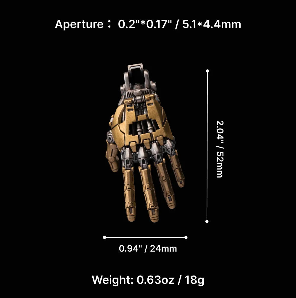 Artistic Mechanical Hand Necklace