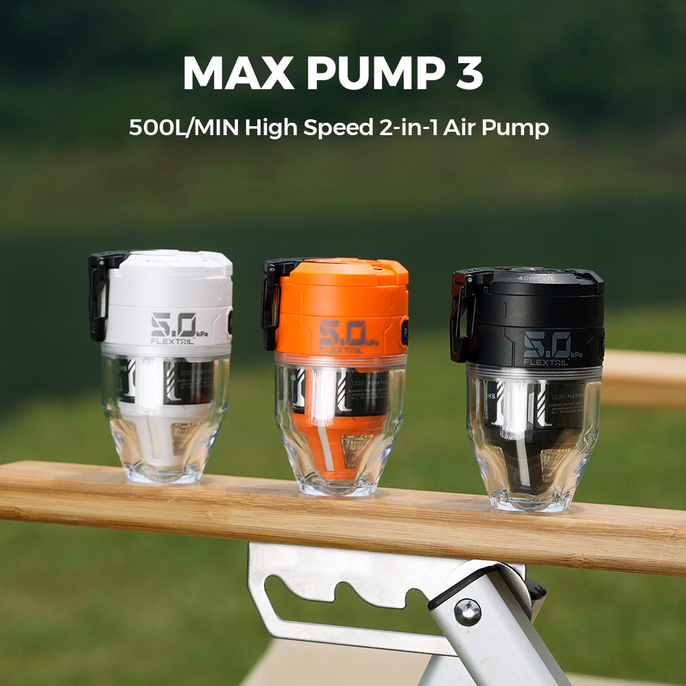 Portable Air Pump with LED Light