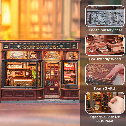 Charming Coffee Shop Dollhouse