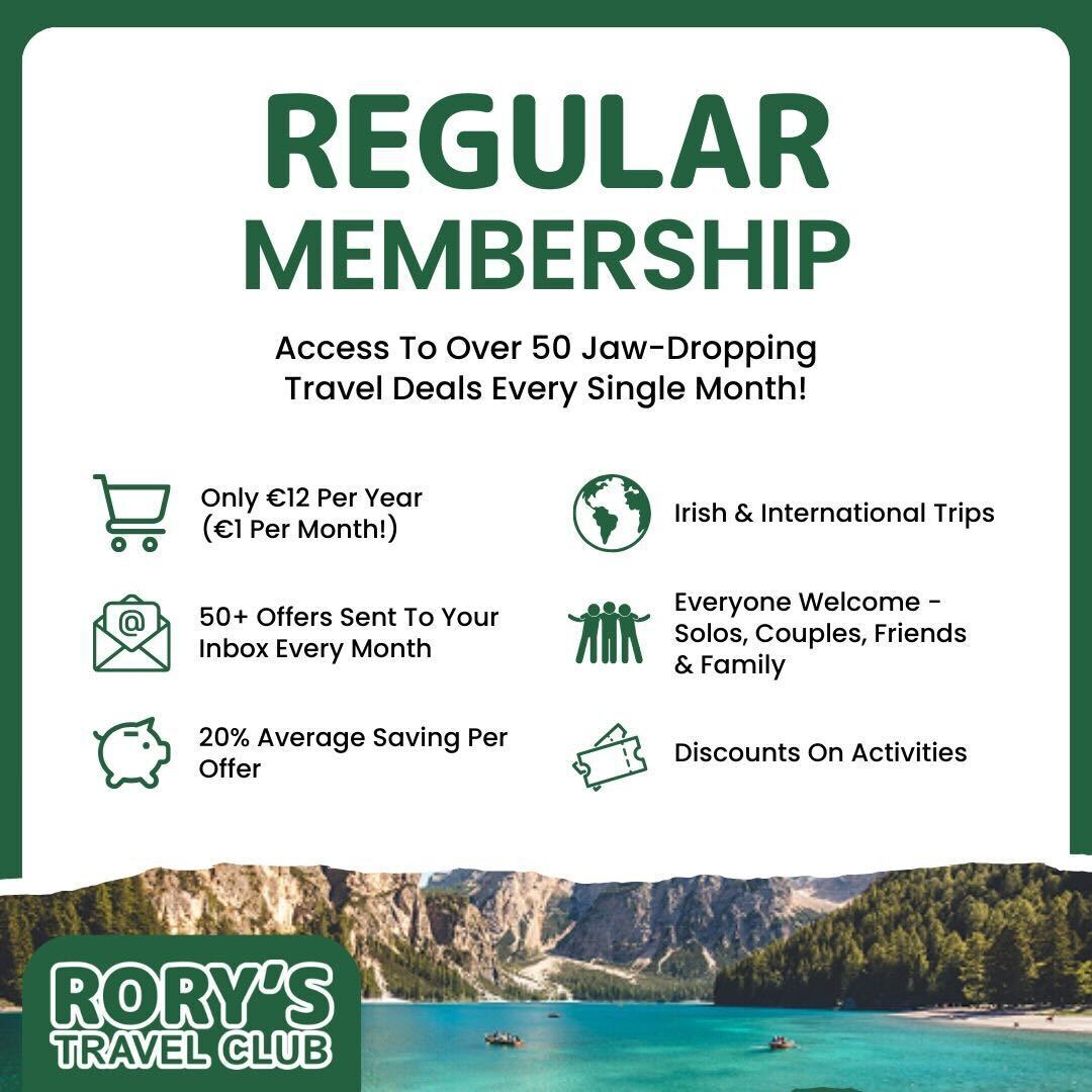 Rory's Travel Club Membership