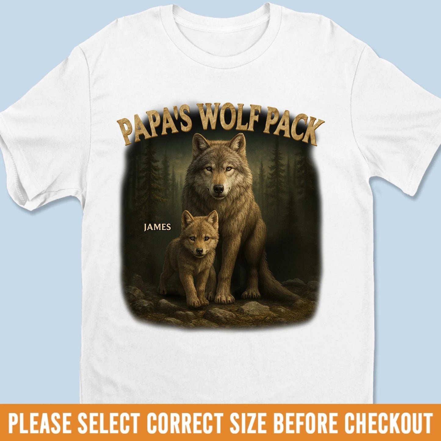 Family Wolf Pack Shirt
