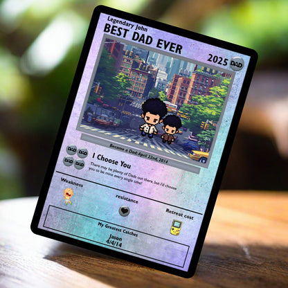 Personalized Dad Adventure Card