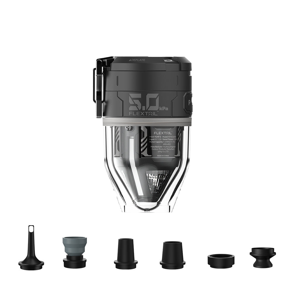 Portable Air Pump with LED Light